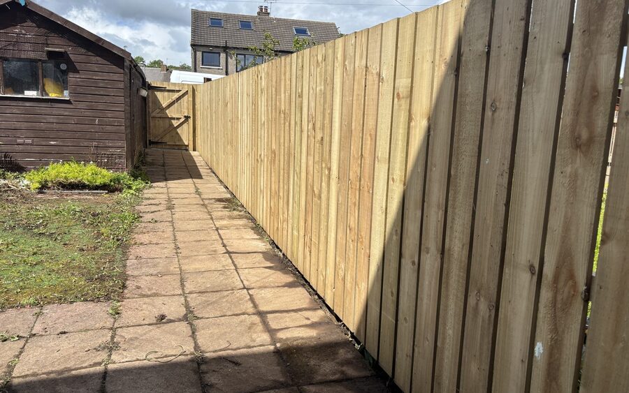 Garden dividers & gate, Bearsden